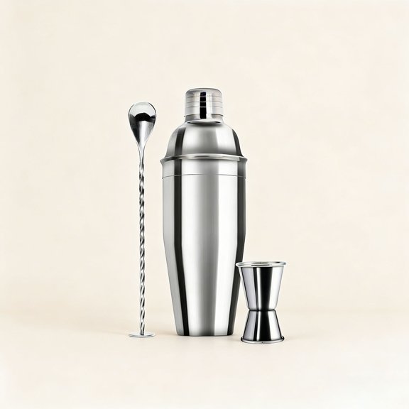 24oz Cocktail Shaker Bar Set-Professional Margarita Mixer Drink Shaker Professional Stainless Steel Bar Tools Built-in Bartender Strainer for Martini Kit