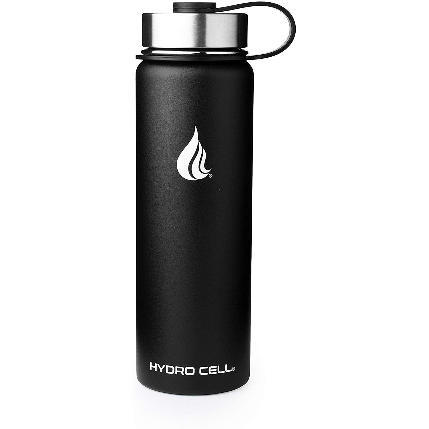 24oz (Fluid Ounces) Wide Mouth Hydro Cell Stainless Steel Water Bottle Black - image 1 of 4