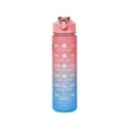 thumbnail image 1 of 24oz Gradient Flip Top Water Bottle, One-Button Portable Plastic Cup with Detachable Carry Loop for Outdoor Sports, 1 of 6