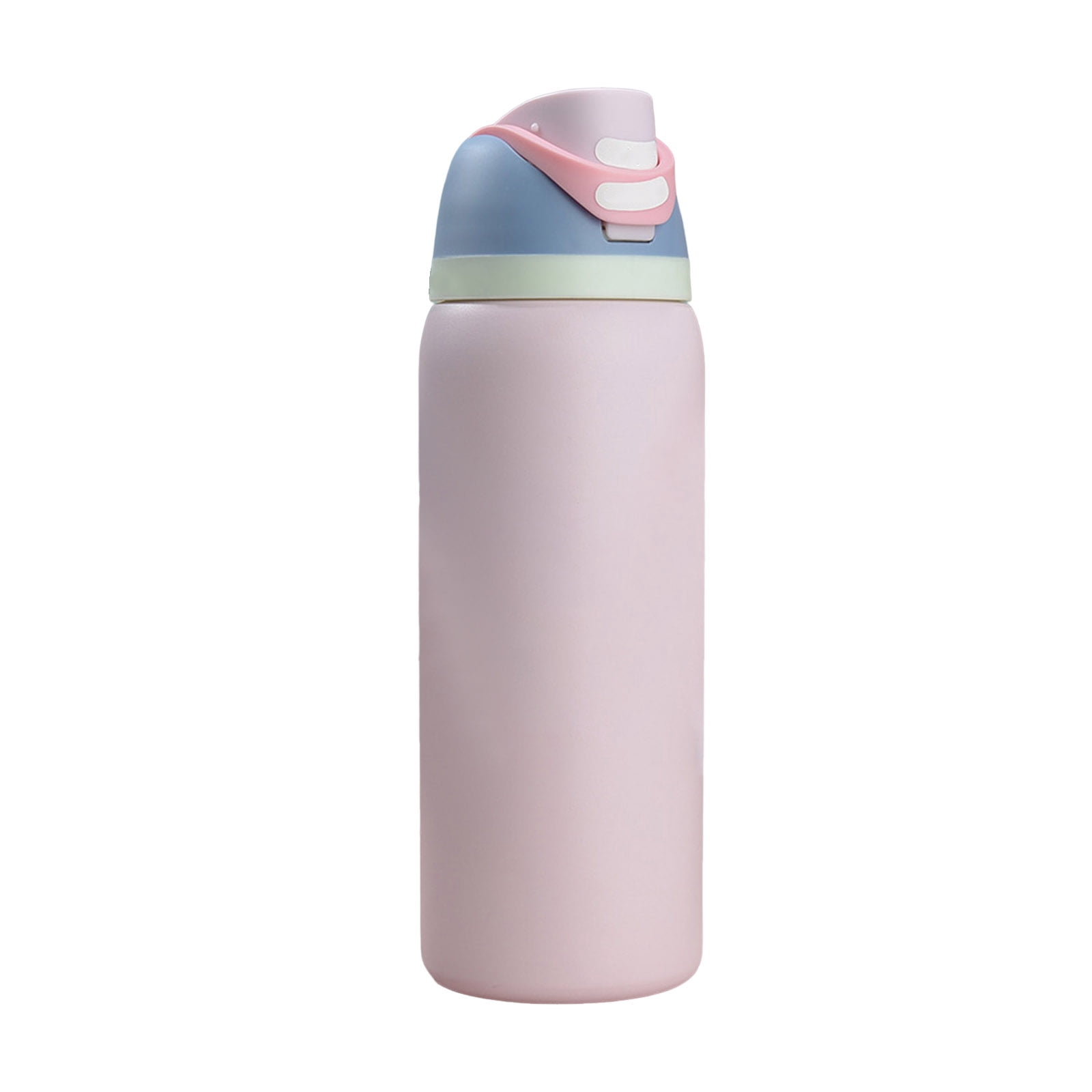 24oz Insulated Stainless Steel Water Bottle with Straw Double Wall ...