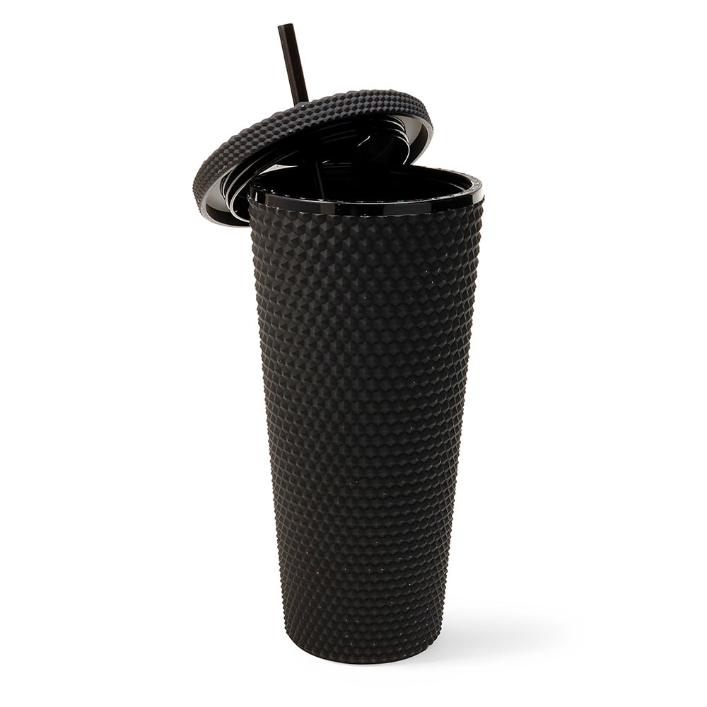 🖤 Matte Black Stainless Steel with Straw Louis Vuitton Tumbler. These ones  are 24oz!!!! $40 🔥, By Chasing Butterflies Co.