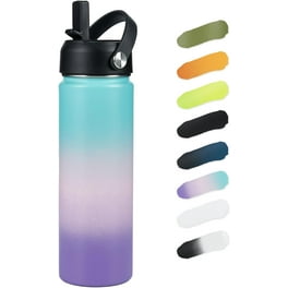 Simple Modern 40 Oz. Summit Water Bottle - Stainless Steel Liter Flask with  2 Lids - Wide Mouth Tumbler Double Wall Vacuum Insulated Multi Leakproof  Ombre: Tropical Seas 