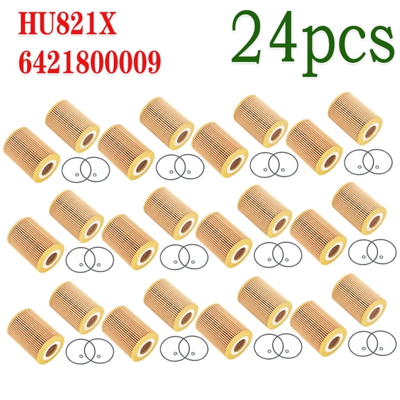 24pc Engine Oil Filter (Cartridge) HU 821 x For Dodge Freightliner Jeep Mercedes