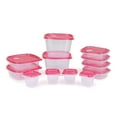 thumbnail image 1 of 24pc Fresh Keeper Storage Container Set - Red, 1 of 8