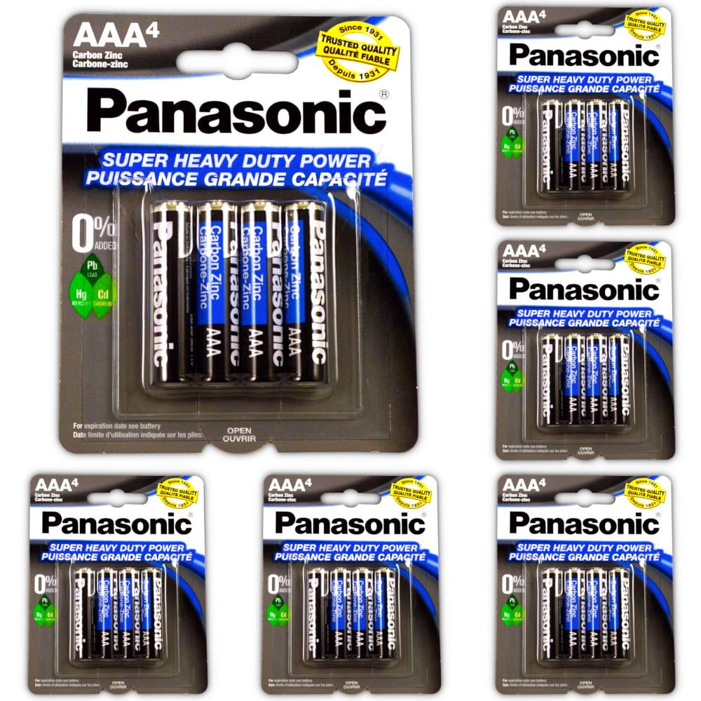 AAA - UN24USK^ ^ Panasonic 24pc AAA Super Heavy Duty Carbon Zinc Batteries