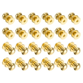 24pcs 0.3'' x 0.32'' Mini Round Knobs, Small Drawer Pulls, Cabinet Knobs Handles Pulls, Gold