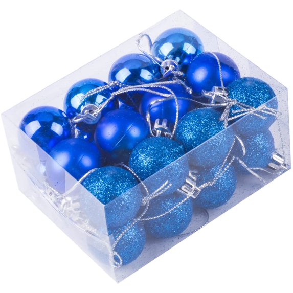 24pcs 1.18" Small Christmas Ball Ornaments Shatterproof Christmas Decorations Tree Balls for Holiday Wedding Party Decoration, Tree Ornaments Hooks Included (Orange, 3cm/1.18")