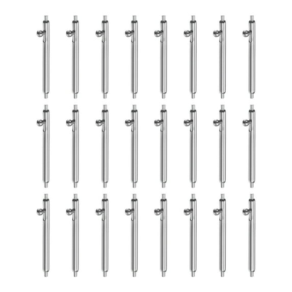 24pcs 18mm Quick Release Spring Bar 1.5mm Diameter Stainless Steel Watch Pins