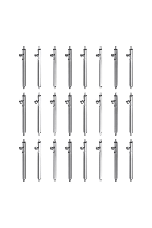 24pcs 18mm Quick Release Spring Bar 1.5mm Diameter Stainless Steel Watch Pins