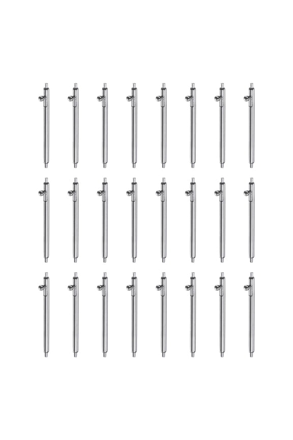 24pcs 19mm Quick Release Spring Bar 1.5mm Diameter Stainless Steel Watch Pins