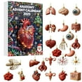 thumbnail image 1 of 24pcs 2025 Anatomy Advent Calendar - Funny Acrylic Human Organ Miniatures, Science-inspired Christmas Countdown Calendar with Daily Surprises, Multicolored, 1 of 6