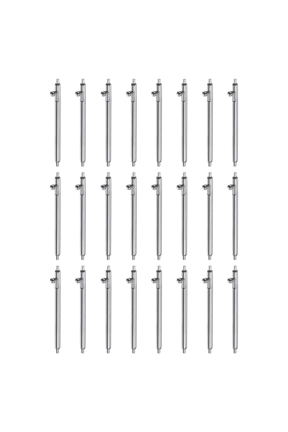 24pcs 21mm Quick Release Spring Bar 1.5mm Diameter Stainless Steel Watch Pins