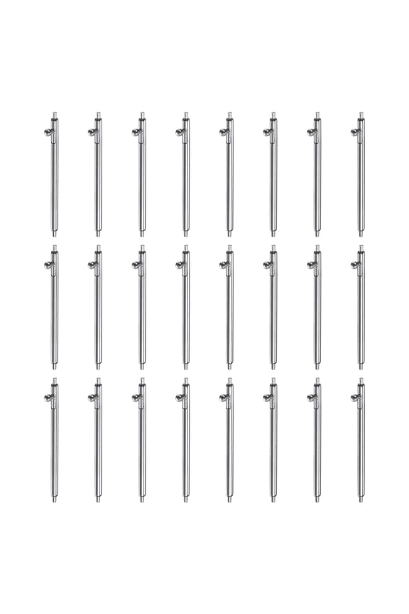 24pcs 22mm Quick Release Spring Bar 1.5mm Diameter Stainless Steel Watch Pins