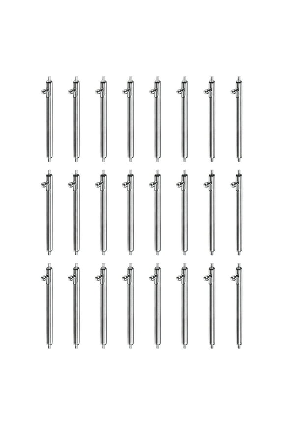 24pcs 22mm Quick Release Spring Bar 1.8mm Diameter Stainless Steel Watch Pins