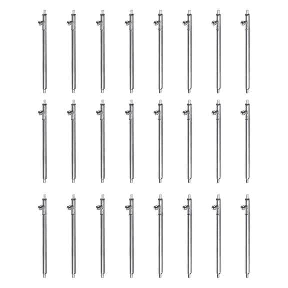 24pcs 23mm Quick Release Spring Bar 1.5mm Diameter Stainless Steel Watch Pins