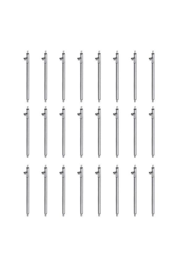 24pcs 23mm Quick Release Spring Bar 1.5mm Diameter Stainless Steel Watch Pins
