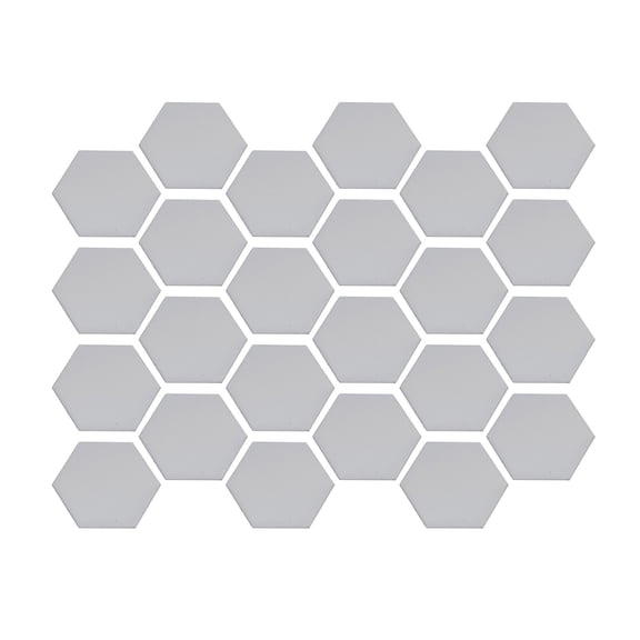 24pcs 3D Hexagon Mirror Sheets Flexible Removable Self-Adhesive-Mirror Wall Stickers Home Living Room Bedroom Wall Decoration Smile Home