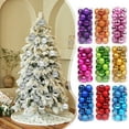 thumbnail image 1 of 24pcs 3cm Christmas Tree Ball Ornaments Shatterproof Christmas Pendants Hanging Christmas Decorations Set Christmas Gift, 1 of 8