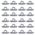 thumbnail image 1 of 24pcs 5mm 304 Stainless Steel Oblong Pad Eye Plate Staple Ring Hook, 1 of 8