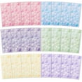 thumbnail image 1 of 24pcs 6 Styles Deco Stickers Colorful Stickers Glitter Deco Stickers 2.8x6.6 Inch 3D Stickers Sticker, 1 of 6