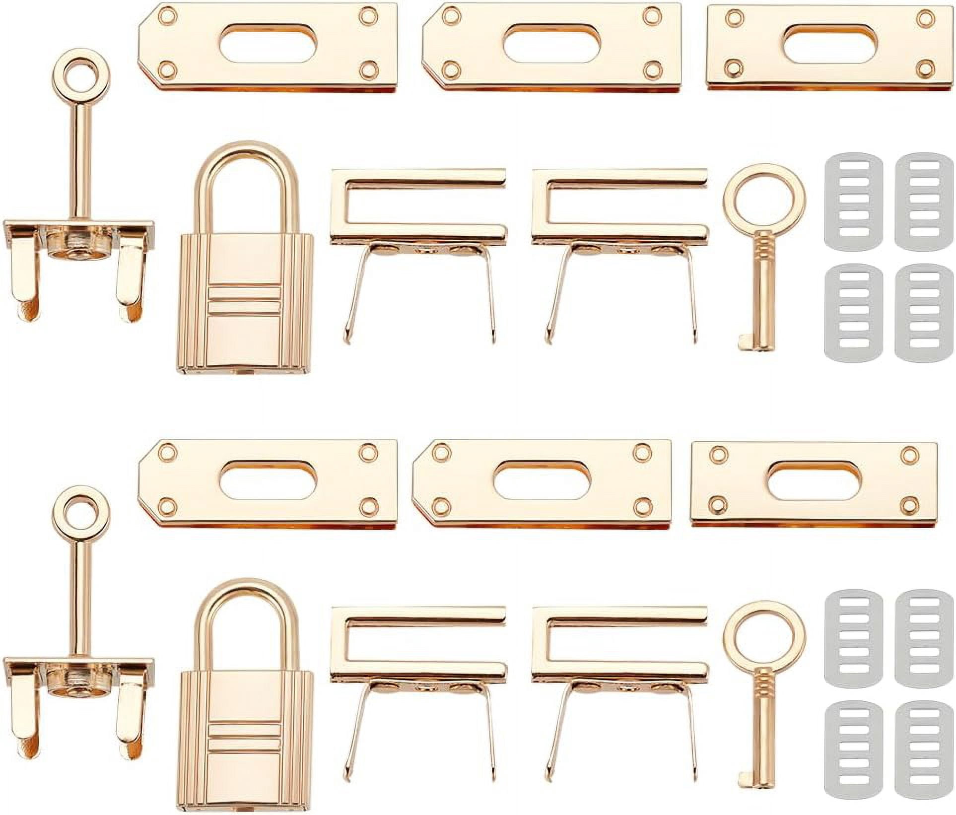 24pcs Alloy Bag Lock Clasp Set, 2 Sets Purse Closure Hardware DIY Bag ...