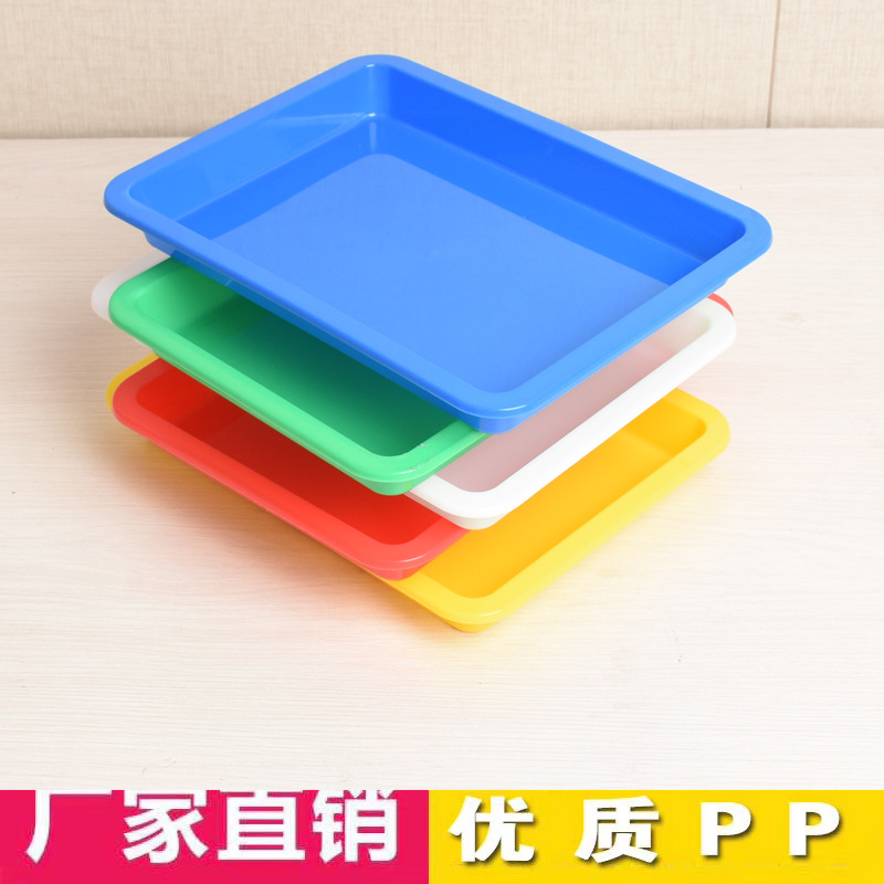 24pcs Art Trays Plastic Activity Tray Crafts Organizer Tray Plastic Crafts Tray for DIY Projects