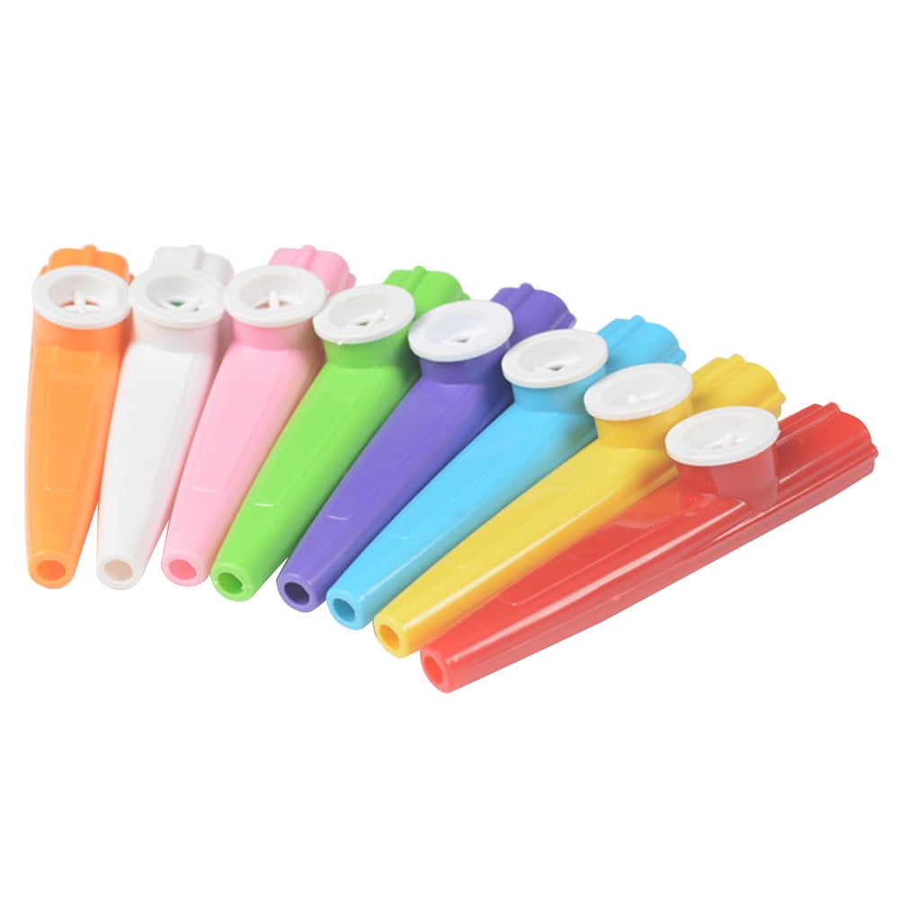24pcs Assorted Colors Plastic Kazoos Kids Preschool Educational Toys Flutes Musical Instruments Kazoos