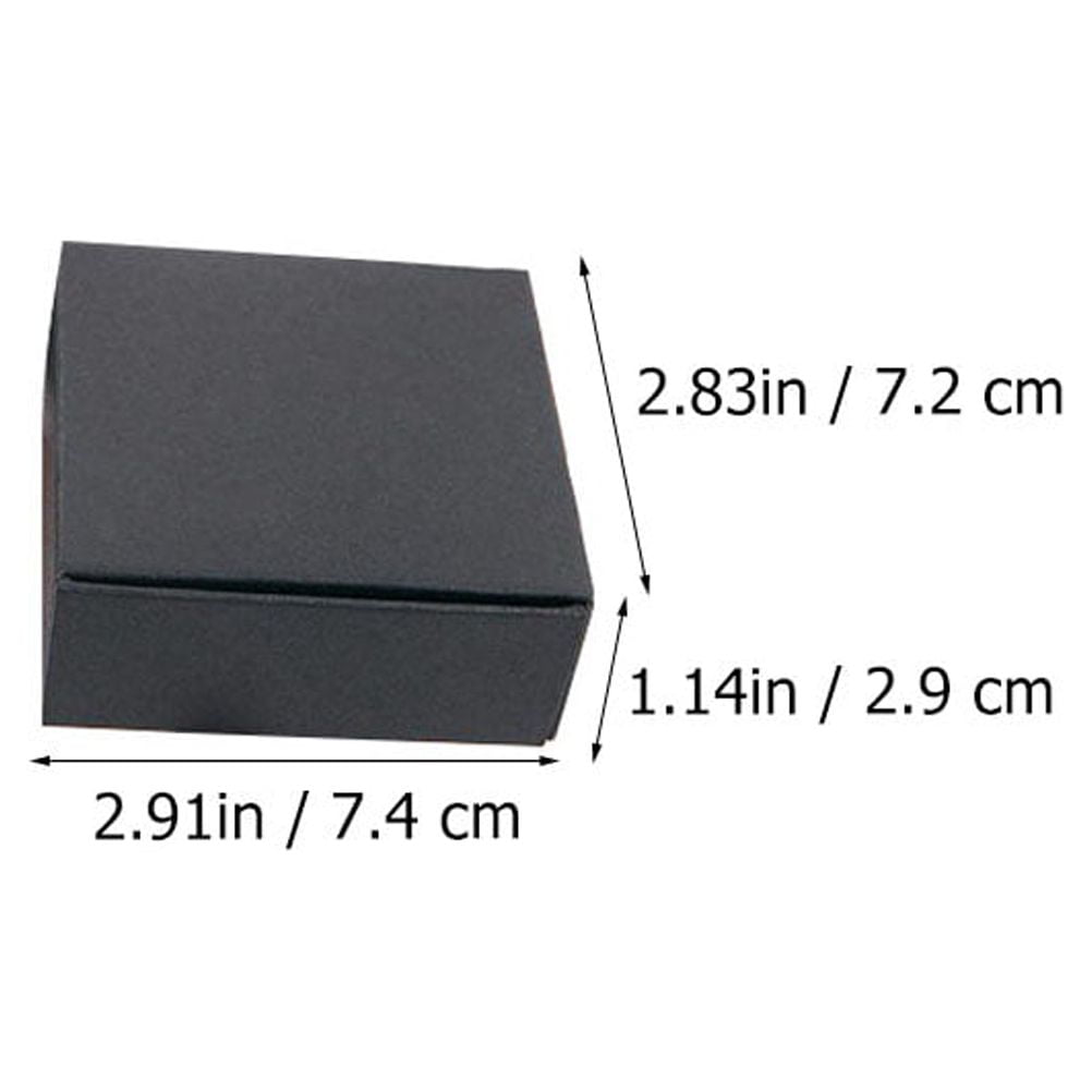 24pcs Black Convenient Packing Boxes Moving Boxes Express Storage Boxes