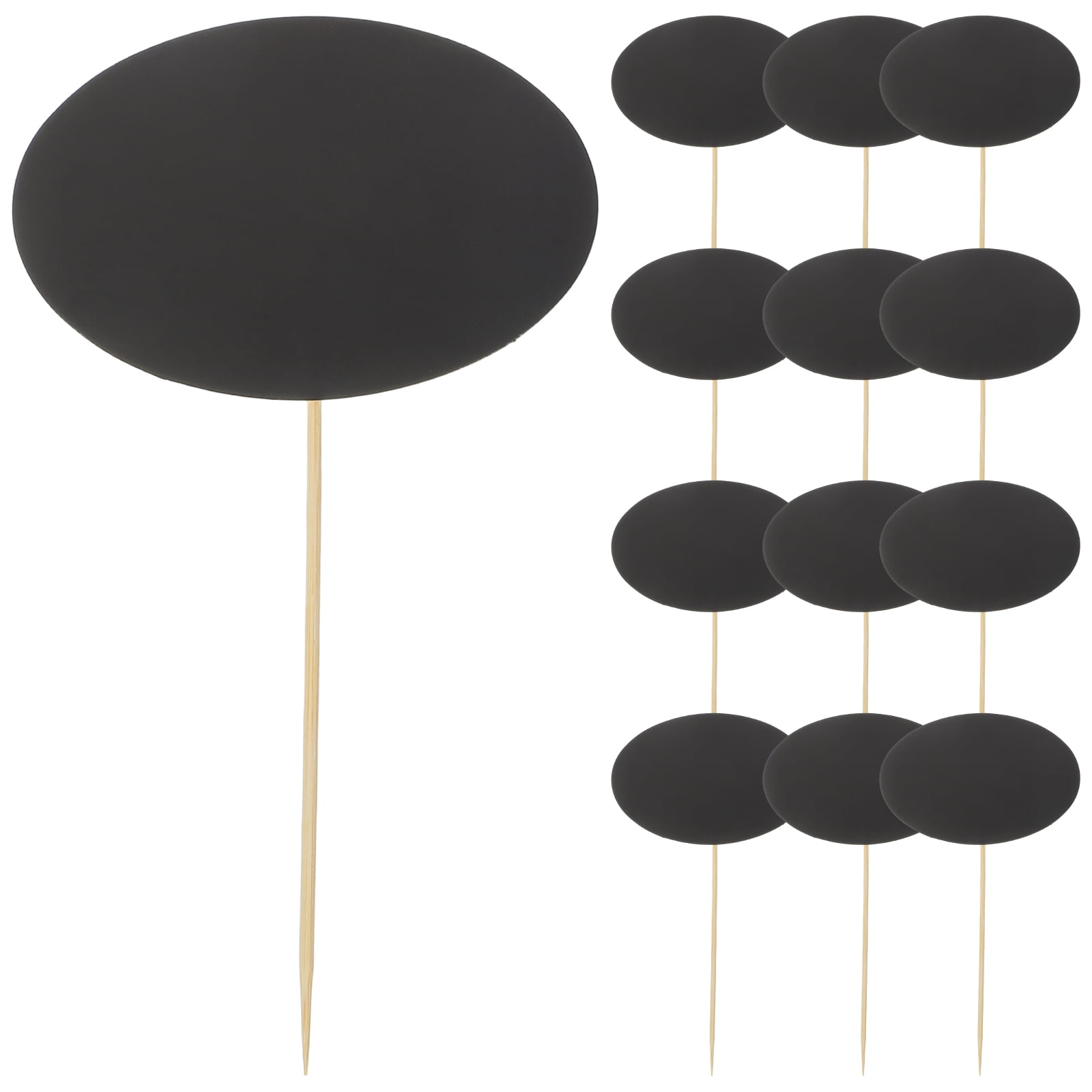 24pcs Blank Toothpick Labels Picks Food Labels Picks for Party Buffet