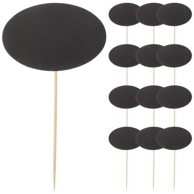 24pcs Blank Toothpick Labels Picks Food Labels Picks for Party Buffet