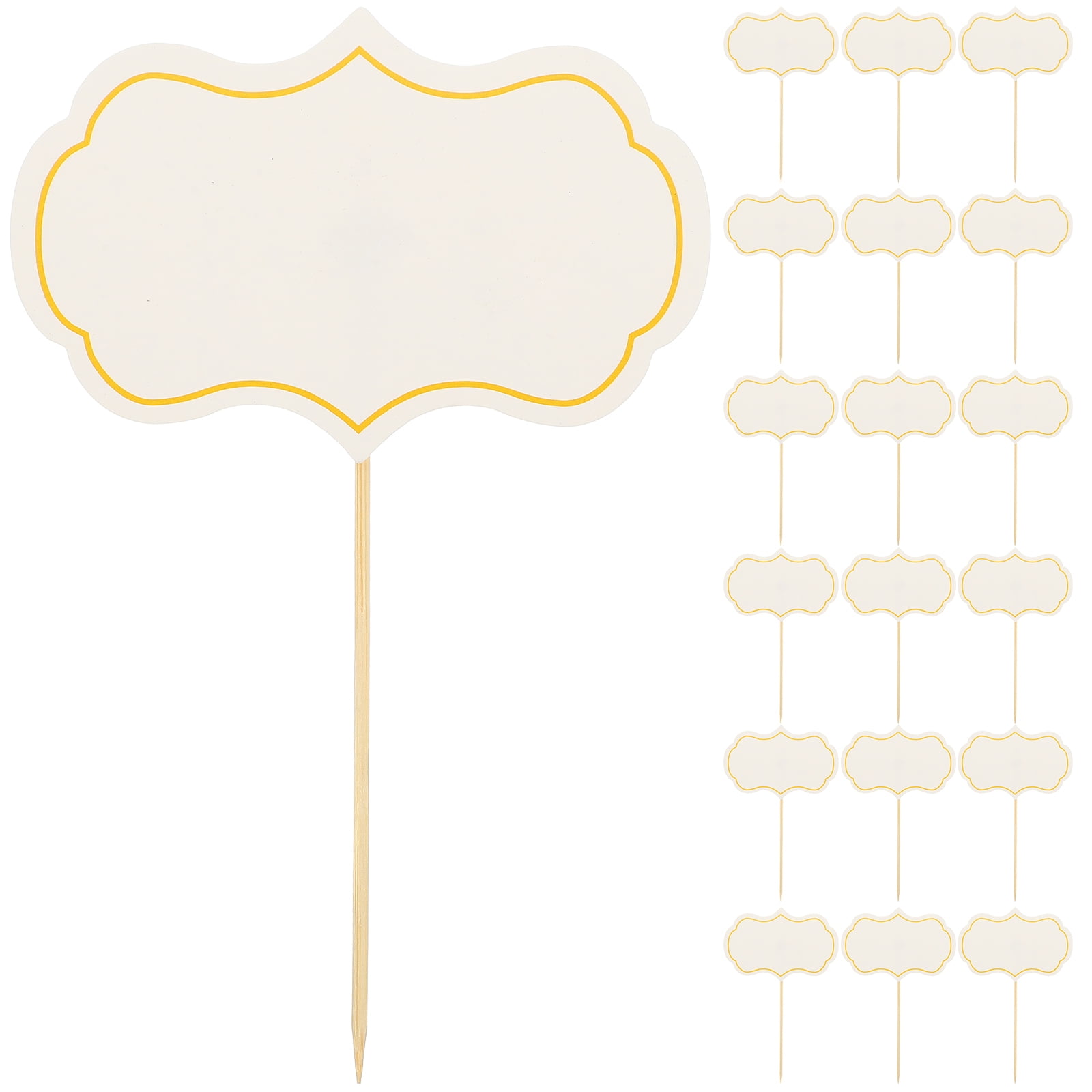 24pcs Cheese Marker Charcuterie Pick Condiment Label For Charcuterie