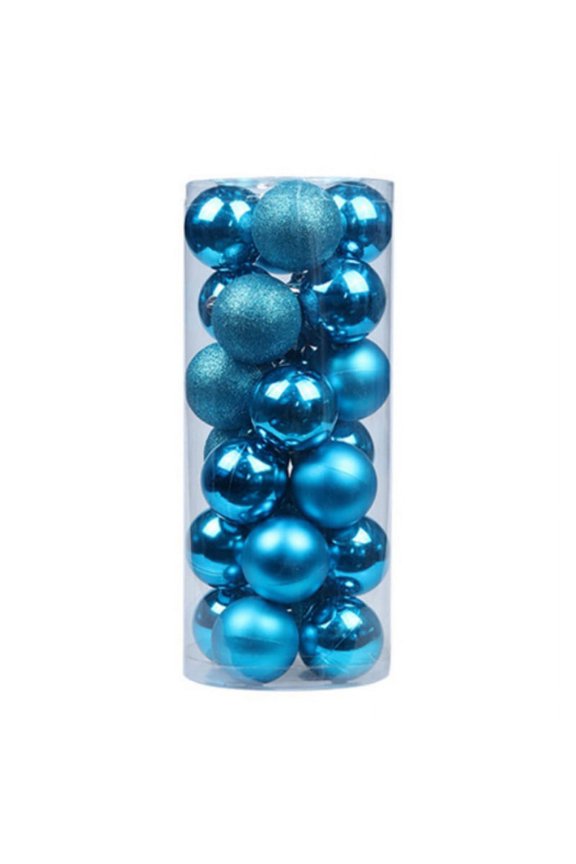 24pcs Christmas Ball Ornaments 1.2" Small Shatterproof Christmas Decorations Tree Balls for Holiday Wedding Party Decoration Tree Ornaments Suit Christmas Tree Wedding Party Home Decoration