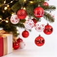 thumbnail image 1 of 24pcs Christmas Ball Ornaments Shatterproof Plastic Christmas Tree Decorations for Xmas Party Home Office Holiday Decor-Medium Size (2.36"/ 60mm), 1 of 6