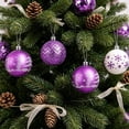 thumbnail image 1 of 24pcs Christmas Ball Ornaments Shatterproof Plastic Christmas Tree Decorations for Xmas Party Home Office Holiday Decor-Medium Size (2.36"/ 60mm), 1 of 6