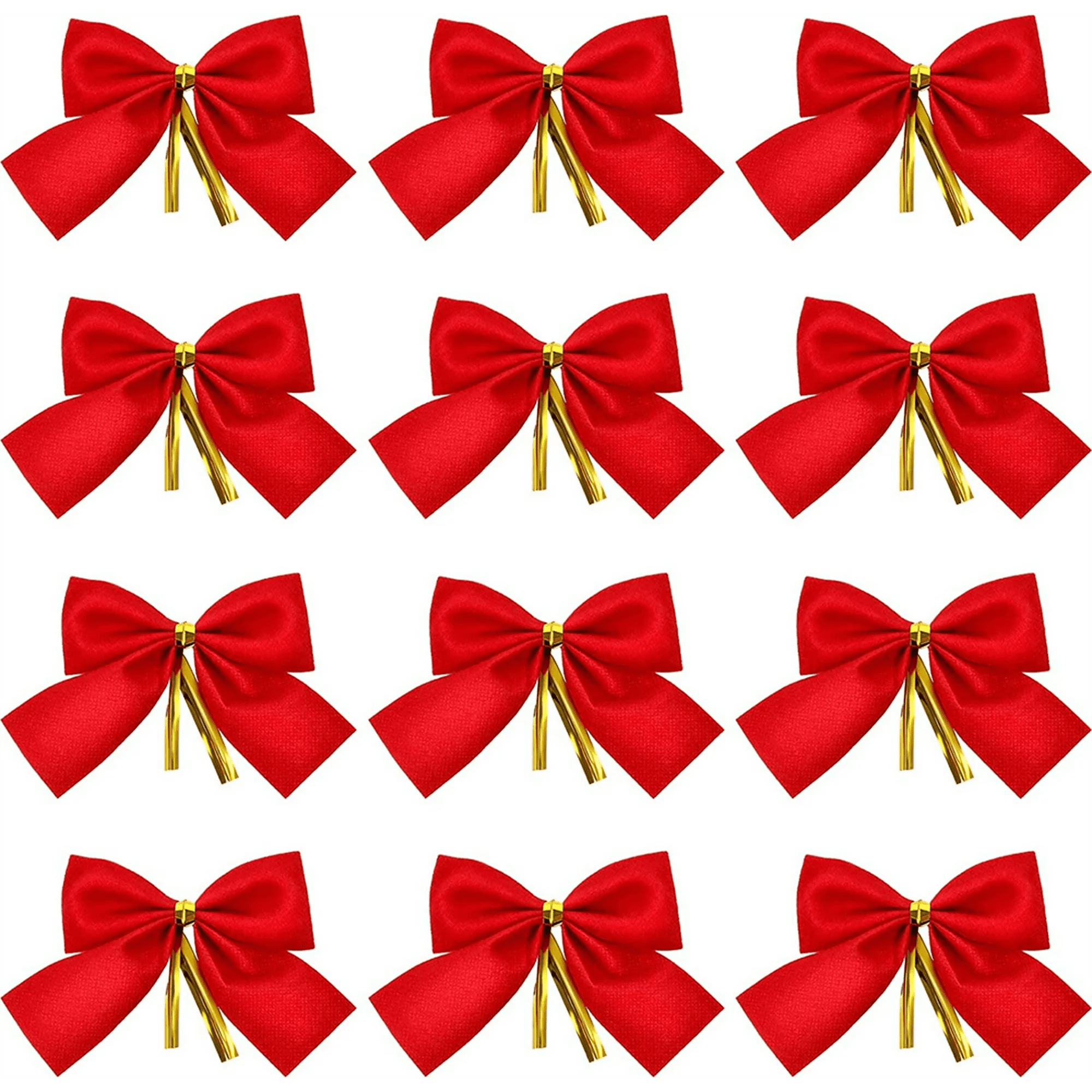 Meseey 8 Pcs Burlap Bows for Wreaths Large 6 Inches Linen Bow for Christmas  Decorations Bunting Indoor Outdoor Decor and Party (Linen)