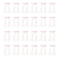 thumbnail image 1 of 24pcs Christmas Ribbon Bows for Holiday Wreaths Boxes Garlands and Festive Home Decorations, 1 of 3