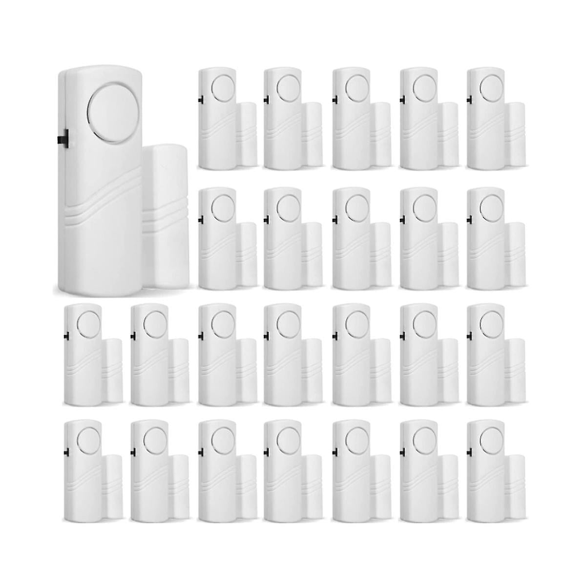 24pcs Door And Window Alarm Electronic Alarm Window Alarm Sensor Anti