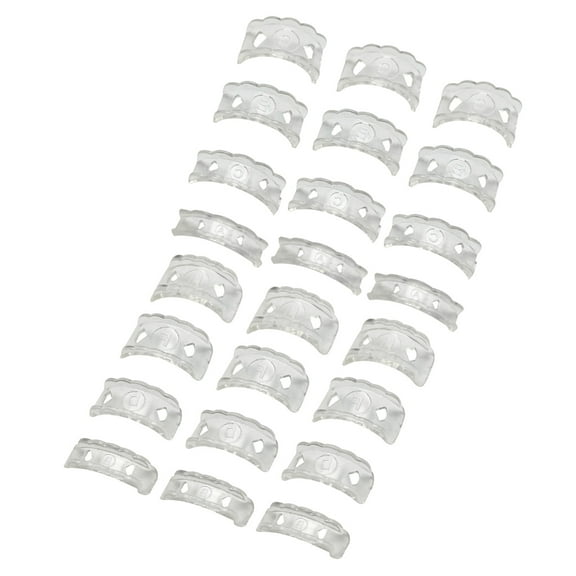 24pcs Easy To Use Silicone Ring Size Modifier for Loose Jewelry Practical Waterproof Ring Fitter Adjustable Ring Guard