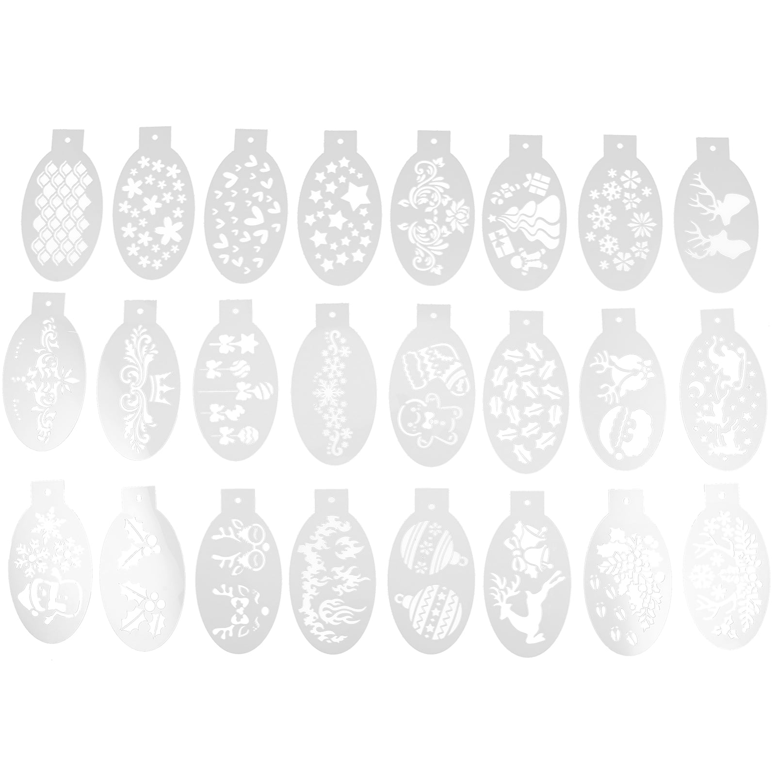 24pcs-face-paint-stencils-makeup-painting-templates-pierced-face