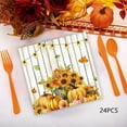 thumbnail image 1 of 24pcs Fall Napkins,Watercolor Retro Thanksgiving Napkins Disposable Maple Pumpkin Cocktail Napkins for Autumn Harvest Decor,6.5x6.5inch, 1 of 6
