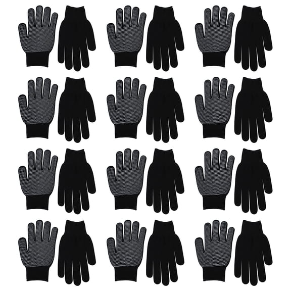 24pcs Fashion Breathable Gloves Unisex Working Presentation Gloves Washable for Polices, Driver, Waiters