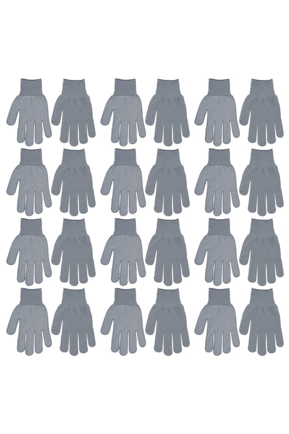 24pcs Fashion Breathable Gloves Unisex Working Presentation Gloves Washable for Polices, Driver, Waiters