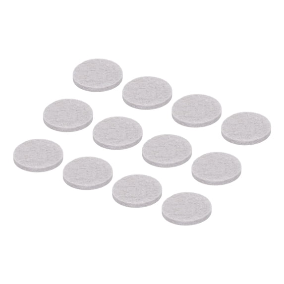 24pcs Felt Furniture Pads, 1 Inch Round Small Felt Chair Leg Floor Protectors Prevent Scratches, Light Beige
