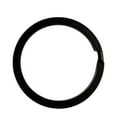 thumbnail image 1 of 24pcs Flat Key Rings Key Chain Metal Split Ring (Round 1 inch Diameter), for Home Car Keys Organization, Lead Free Electroplated Black, 1 of 7
