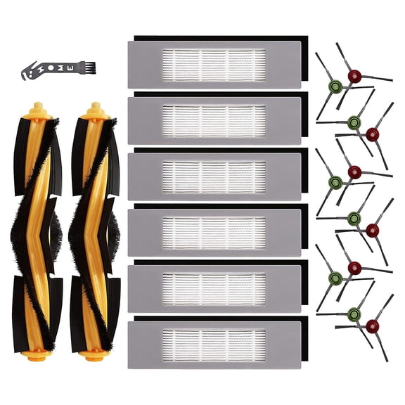 24pcs For Ecovacs Deebot Ozmo Vacuum Cleaner Accessories