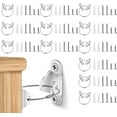 24pcs Furniture Anchors for Baby Proofing Earthquake Resistant