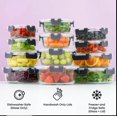 thumbnail image 1 of 24pcs Glass Food Storage Containers with Lids, Airtight Glass containers, 1 of 8