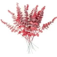 thumbnail image 1 of 24pcs Gold & Black Eucalyptus Stems Artificial Plant Decor Fake Faux Eucalyptus Leaves for Flower Floral Arrangement Home Office Halloween Centerpiece Christmas Decoration, 1 of 6