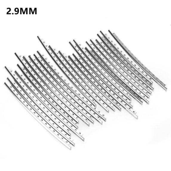 24pcs Guitar Frets Wire Fingerboard Nickel Silver 2.4MM 2.7mm 2.9MM Luthier Tool