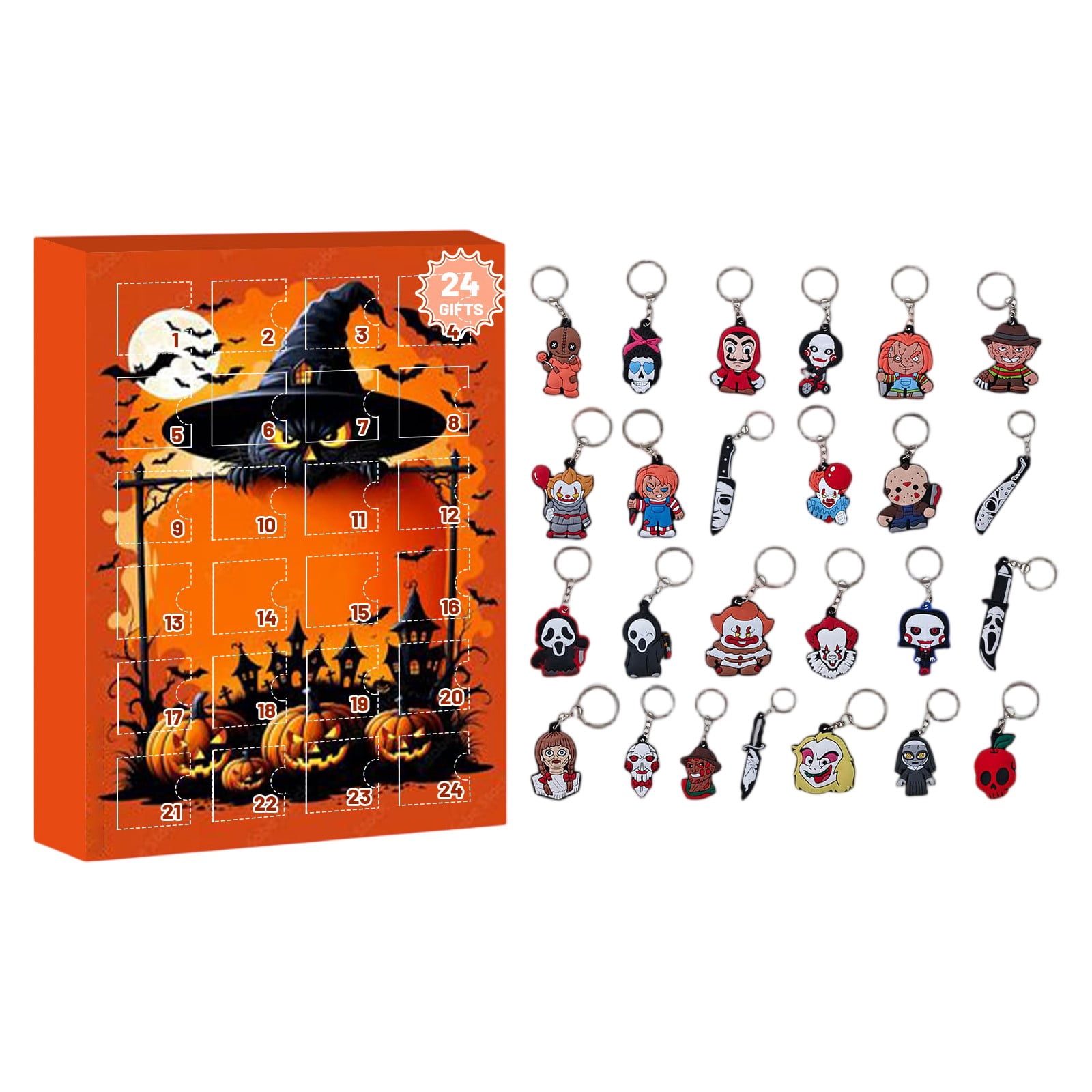 24pcs Halloween Advent Calendar 2025, 10in The Nightmare Before ...
